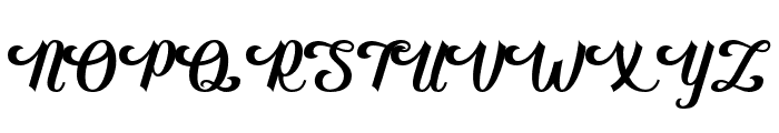 Gullady-Regular Font UPPERCASE