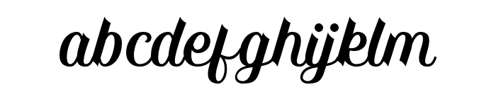 Gullady-Regular Font LOWERCASE
