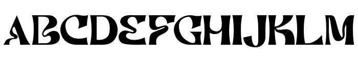 Gultic Font Regular Font UPPERCASE