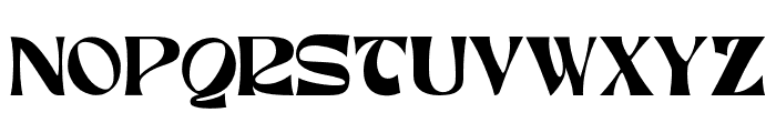 Gultic Font Regular Font UPPERCASE