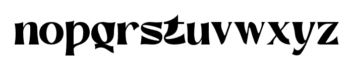 Gultic Font Regular Font LOWERCASE