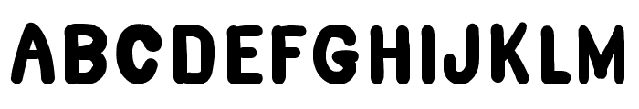 Gulu Regular Font LOWERCASE