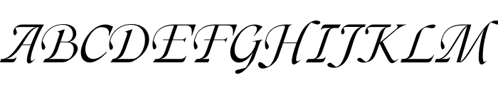 Gumarang Italic Font UPPERCASE