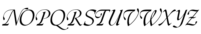 Gumarang Italic Font UPPERCASE