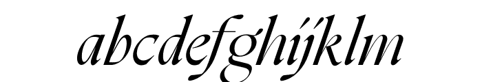 Gumarang Italic Font LOWERCASE