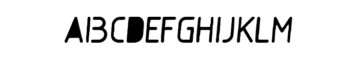 Gumball Blackout Italic Font UPPERCASE