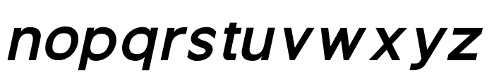 Guminert Bold Italic Font LOWERCASE