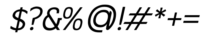 Guminert Regular Italic Font OTHER CHARS