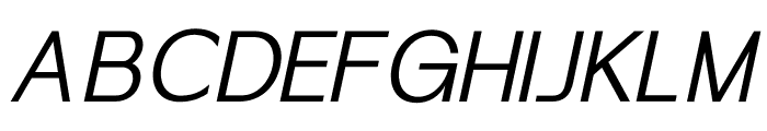 Guminert Regular Italic Font UPPERCASE