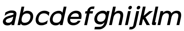Guminert Semi Bold Italic Font LOWERCASE