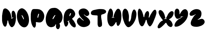 Gummy Bloom Fill Regular Font LOWERCASE