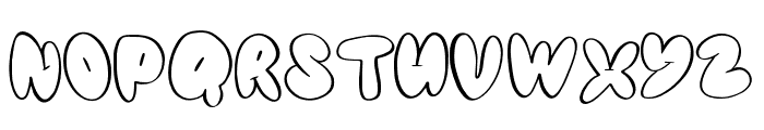 Gummy Bloom Regular Font LOWERCASE