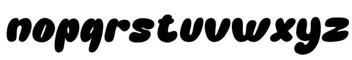 GummyChild-Italic Font LOWERCASE