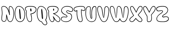 GummyChildOutline Font UPPERCASE