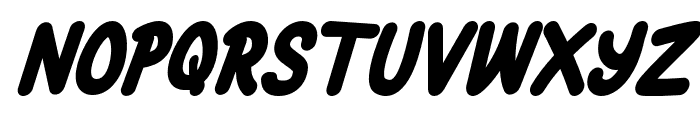GummyMucus-Italic Font UPPERCASE