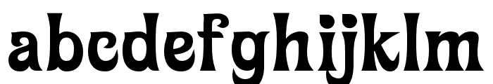Gumswar-Bold Font LOWERCASE