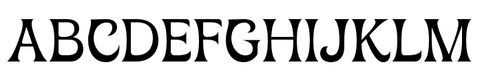 Gumswar-Regular Font UPPERCASE