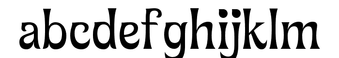 Gumswar-Regular Font LOWERCASE
