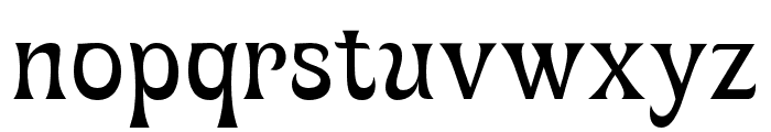 Gumswar-Regular Font LOWERCASE