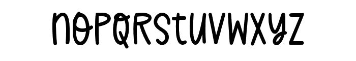 Gumsy Mustard Regular Font LOWERCASE