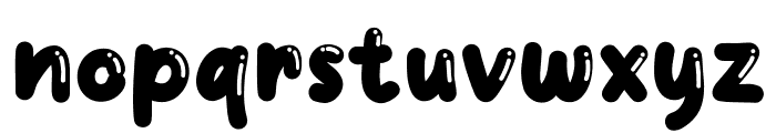 Gumy Punch Font LOWERCASE