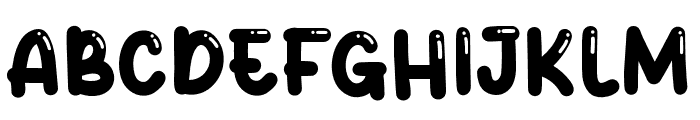 GumyPunchRegular Font UPPERCASE