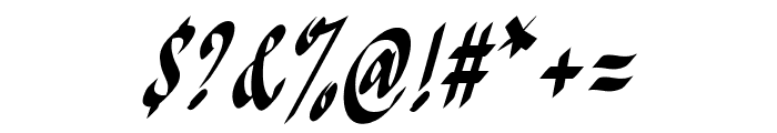 Gundalf Italic Font OTHER CHARS