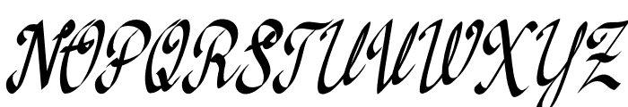Gundalf Italic Font UPPERCASE