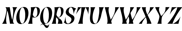 Gunday-Italic Font UPPERCASE