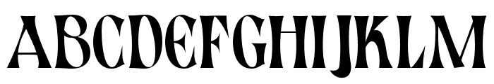 Gunday-Regular Font UPPERCASE