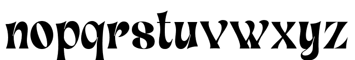 Gunday-Regular Font LOWERCASE