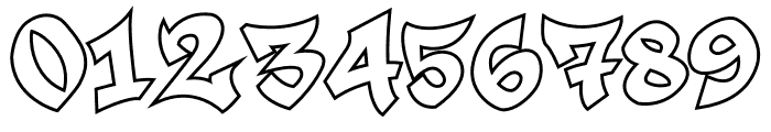 Gunko Street Outline Outline Font OTHER CHARS