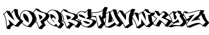 Gunko Street Shadow Shadow Font UPPERCASE