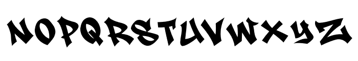 Gunko Street Font UPPERCASE