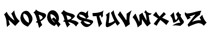 Gunko Street Font LOWERCASE