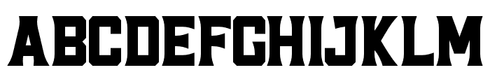 Gunsman-Regular Font UPPERCASE