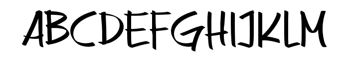 Gunture-Regular Font UPPERCASE