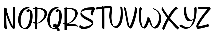 Gunture-Regular Font UPPERCASE