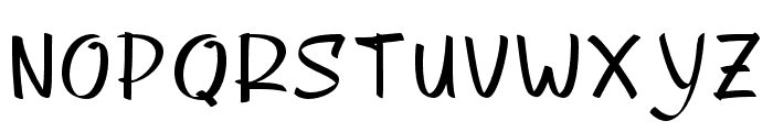 Gunture-Regular Font LOWERCASE