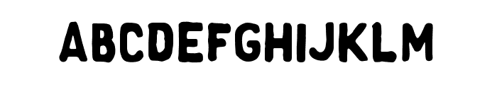 Guper Regular Font LOWERCASE