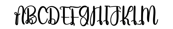 Gupphy Font UPPERCASE