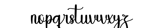 Gupphy Font LOWERCASE