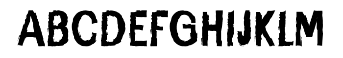 Gurbuz-Regular Font UPPERCASE