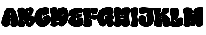 GuryPump-Regular Font UPPERCASE