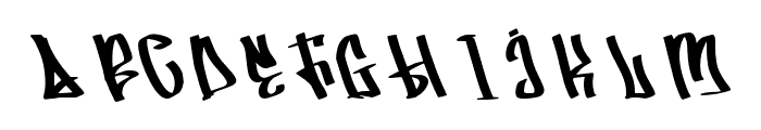 Gustavi-Regular Font LOWERCASE