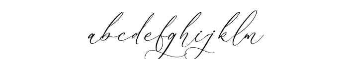 Gutierha Pattery Italic Font LOWERCASE