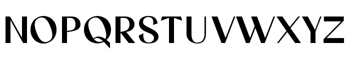 Guttie-Regular Font UPPERCASE