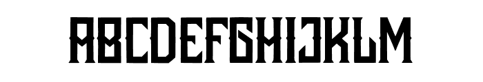 Gutturals Font LOWERCASE