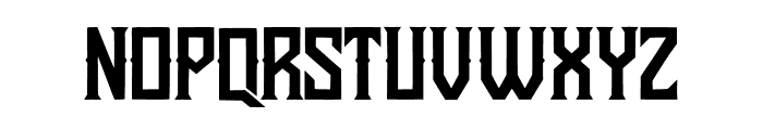 Gutturals Font LOWERCASE