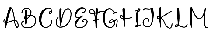 Guyfrost-Script Font UPPERCASE